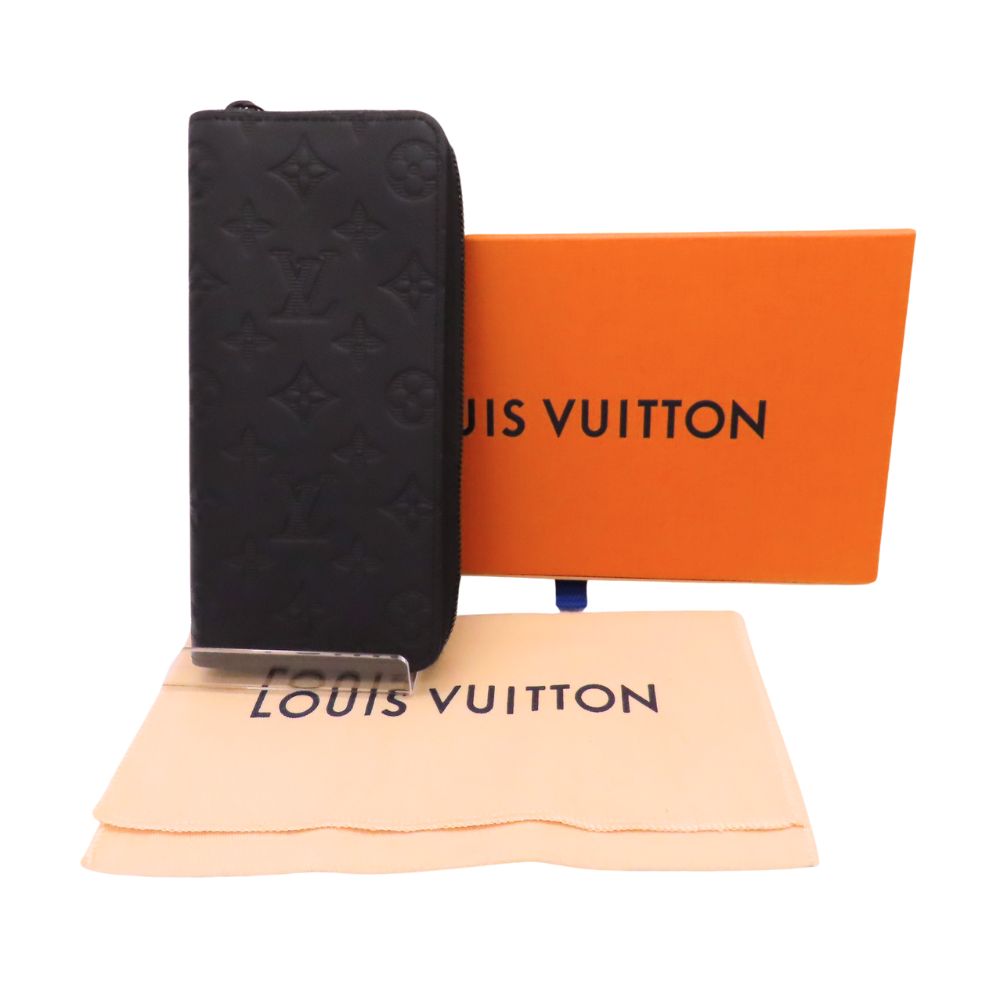 Louis Vuitton Monogram Zippy Wallet Black