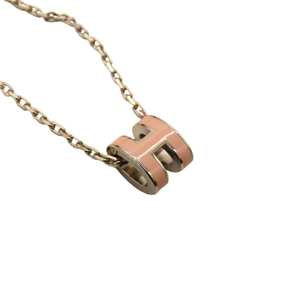 Hermes Mini Pop Ash Necklace Silver