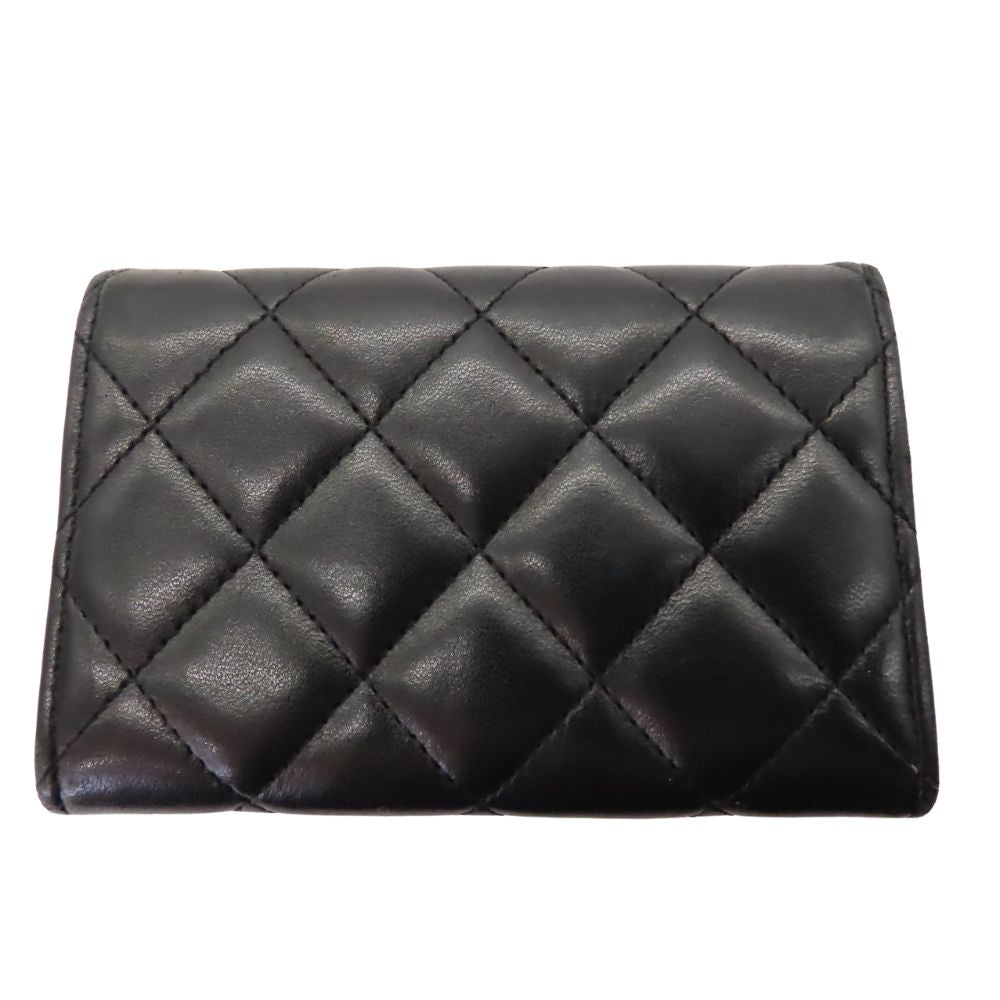 Chanel Lambskin Card Case Black