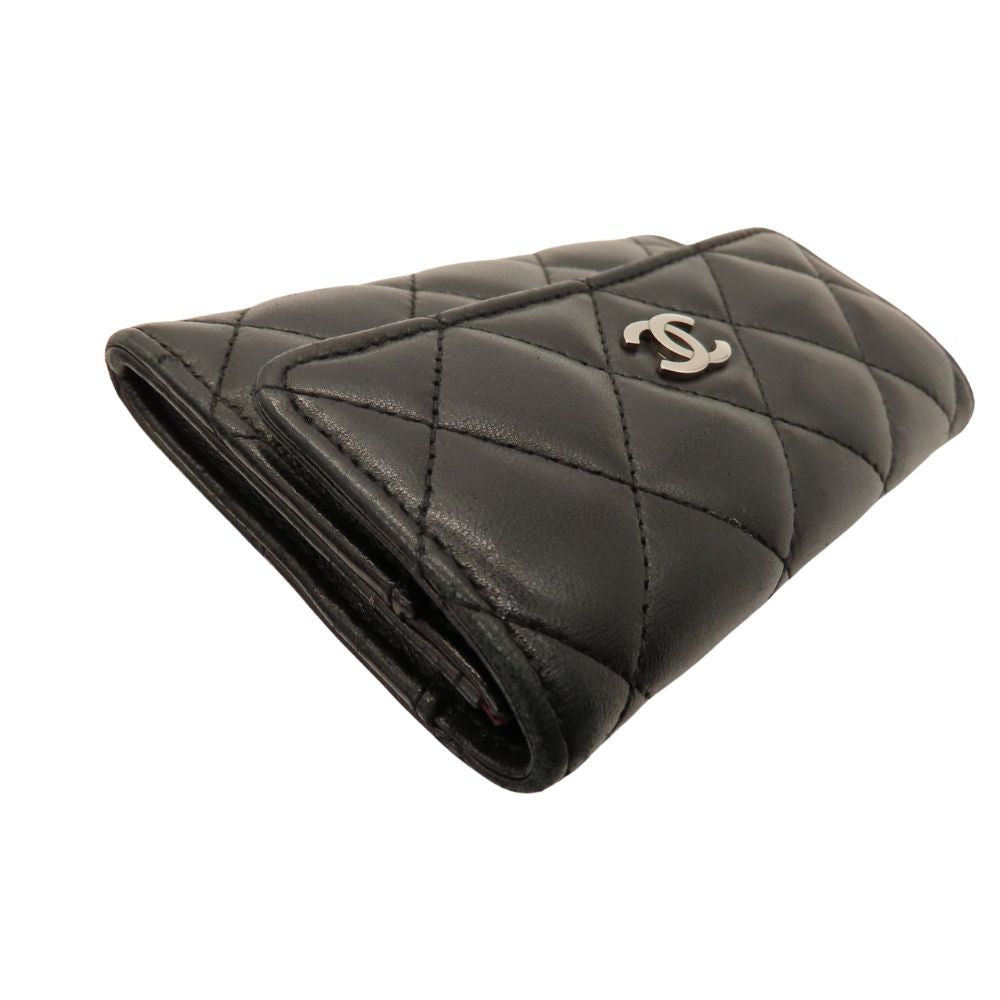 Chanel Lambskin Card Case Black