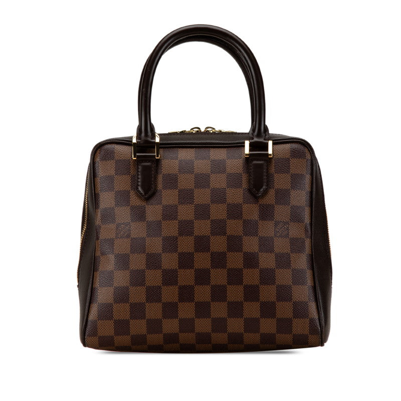 Louis Vuitton Damier Brera Handbag N51150 Brown PVC Leather in Very Good Condition