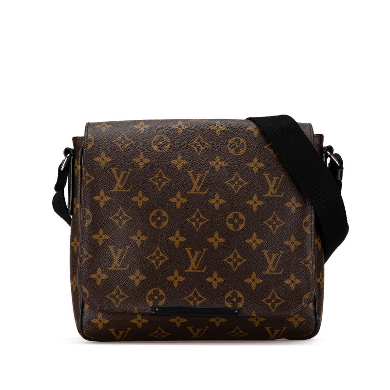 Louis Vuitton Monogram District PM Shoulder Bag M40935 Brown PVC Leather