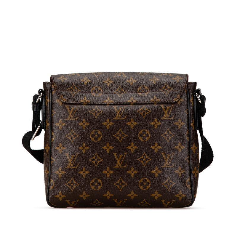 Louis Vuitton Monogram District PM Shoulder Bag M40935 Brown PVC Leather