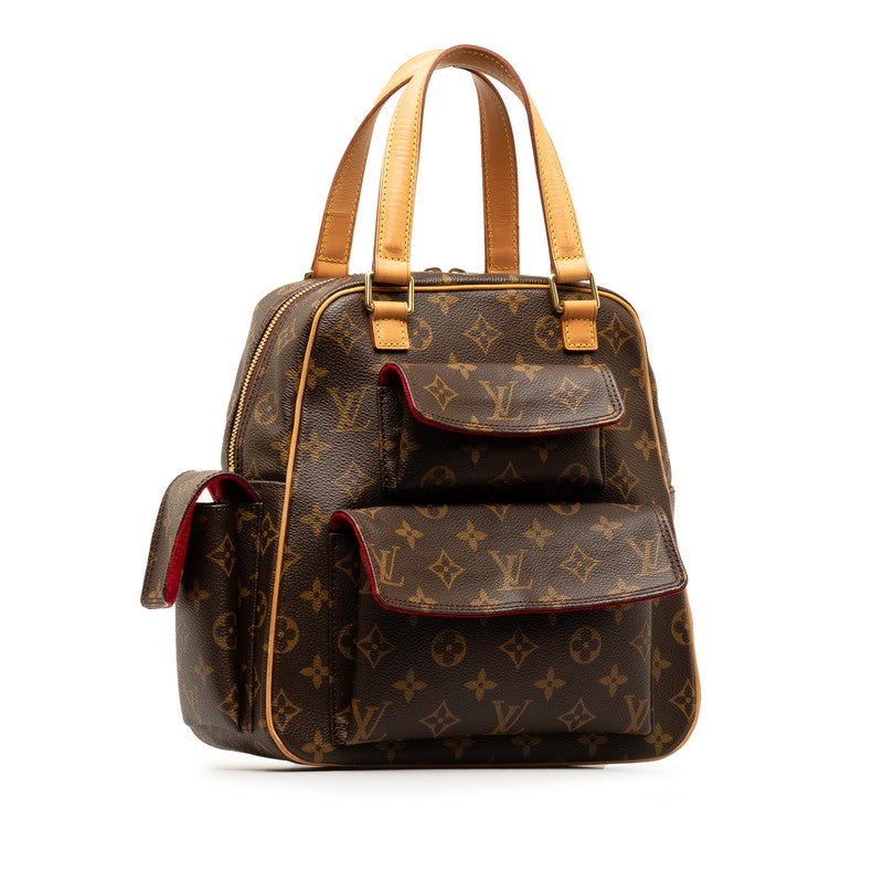 Louis Vuitton Monogram Excentri Cite Handbag Brown