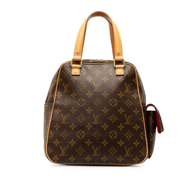 Louis Vuitton Monogram Excentri Cite Handbag M51161 Brown PVC Leather in Very Good Condition