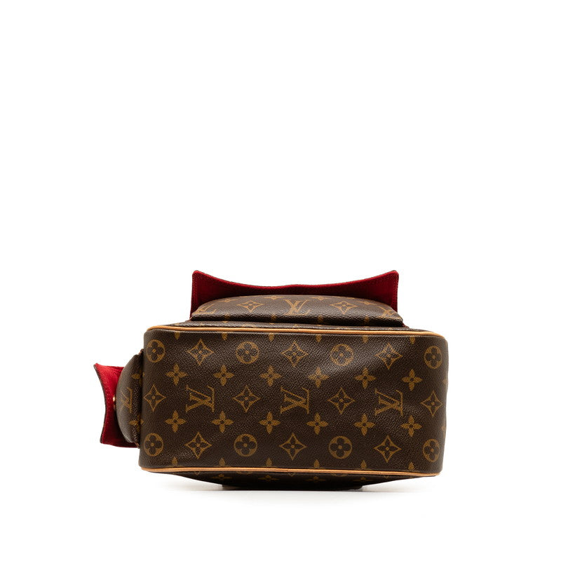 Louis Vuitton Monogram Excentri Cite Handbag Brown