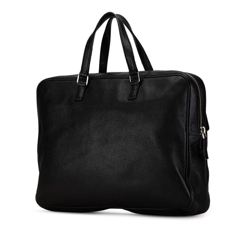 Prada Leather Briefcase Black