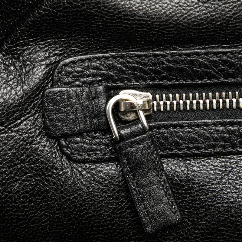 Prada Leather Briefcase Black