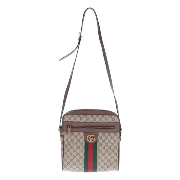 Gucci GG Supreme Ophidia Messenger Bag Canvas Crossbody Bag 547934 in Good condition