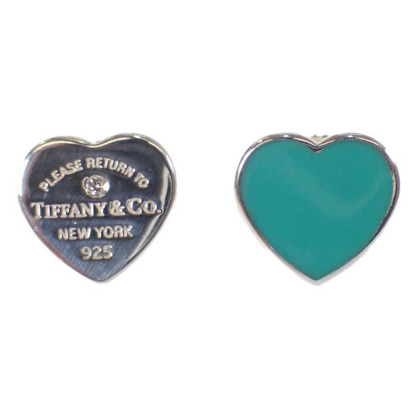 Tiffany & Co Silver Return to Tiffany Heart Earrings  Metal Earrings 6.983638E7 in Excellent condition
