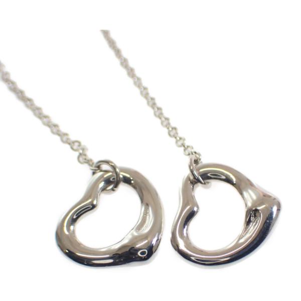 Tiffany & Co Silver Open Heart Drop Earrings  Metal Earrings 6.0112465E7 in Excellent condition