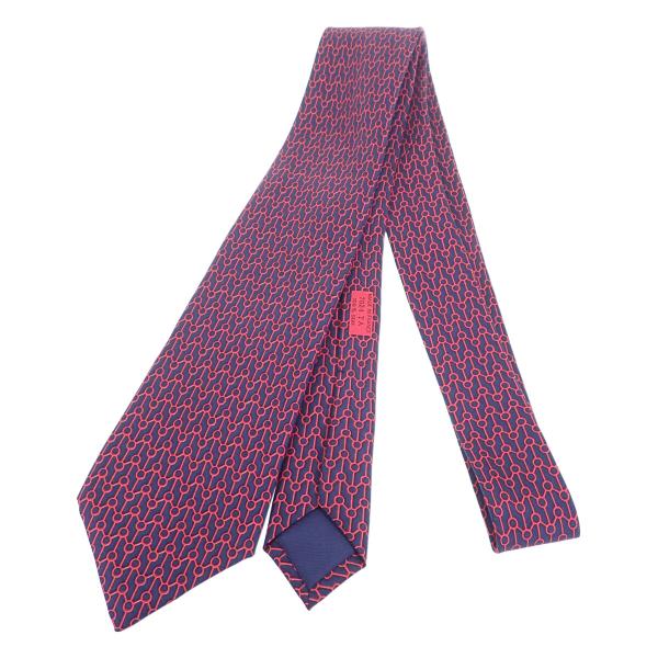 Hermes Silk Twill Necktie  Canvas Necktie 7024 TA  in Excellent condition