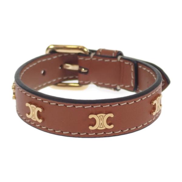 Celine Les Cuirs Bracelet Leather Bracelet 46X623BCF.04GT in Good condition