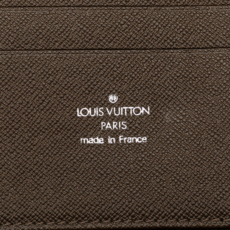 Louis Vuitton Taiga Organizer Atoll Long Wallet M30658 in Great Condition