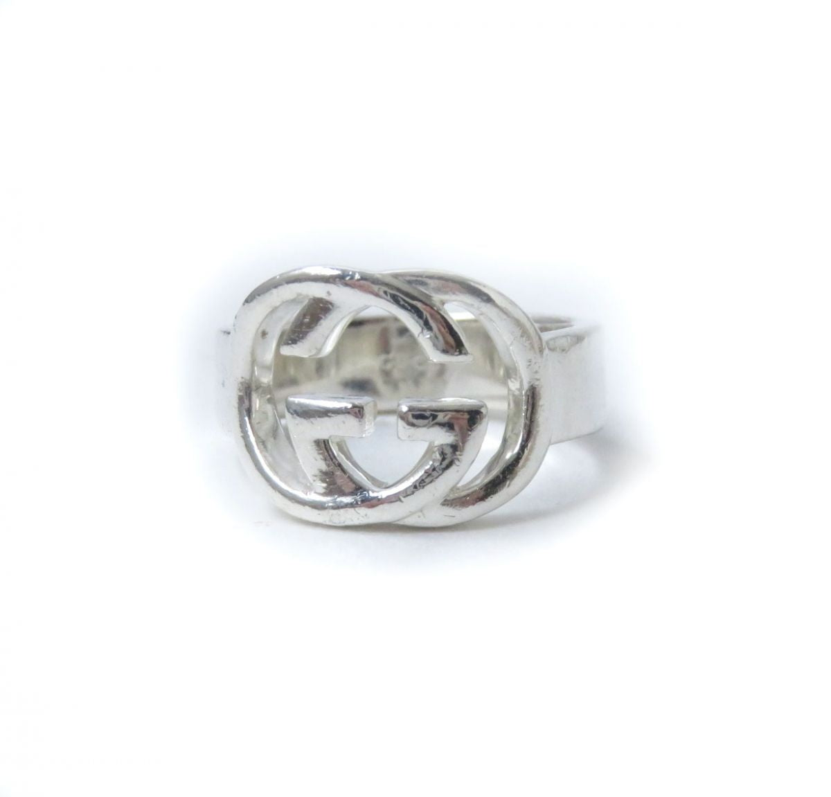 Gucci AG925 Interlocking G Silver Ring