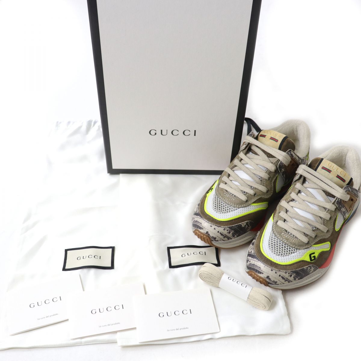 Gucci Ultra Space Sneakers, Multicolor, Women's