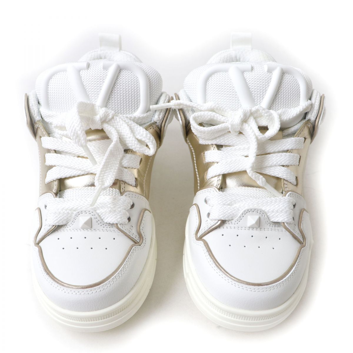 Valentino Garavani Open Skate Sneakers Leather White