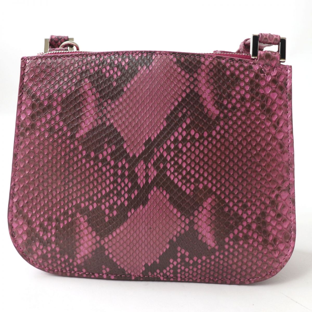 Loro Piana Python Leather Shoulder Bag Purple