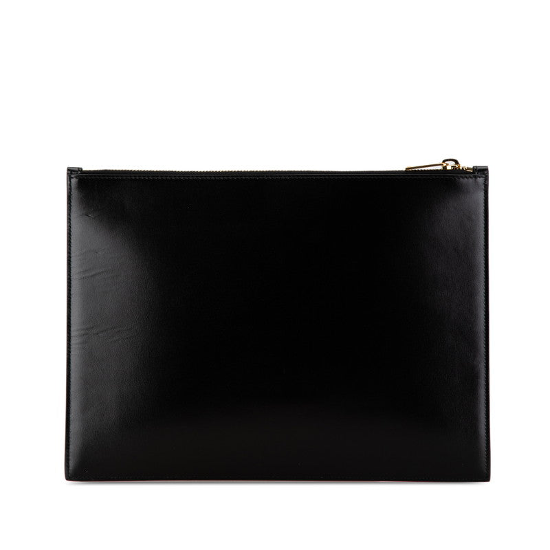 Yves Saint Laurent Leather Clutch Bag 635099 in Great Condition