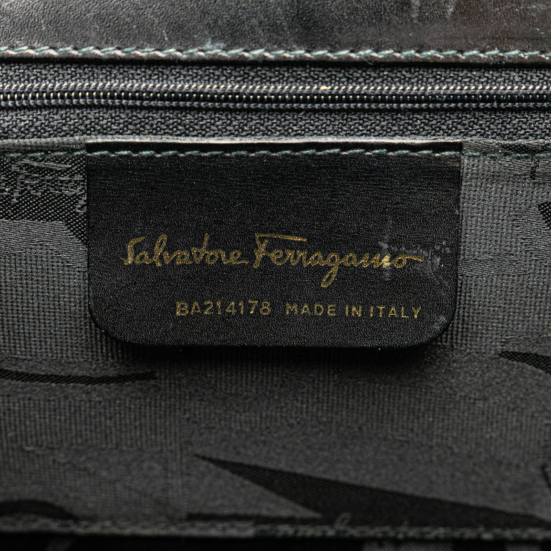 Salvatore Ferragamo Vara Ribbon Leather Handbag