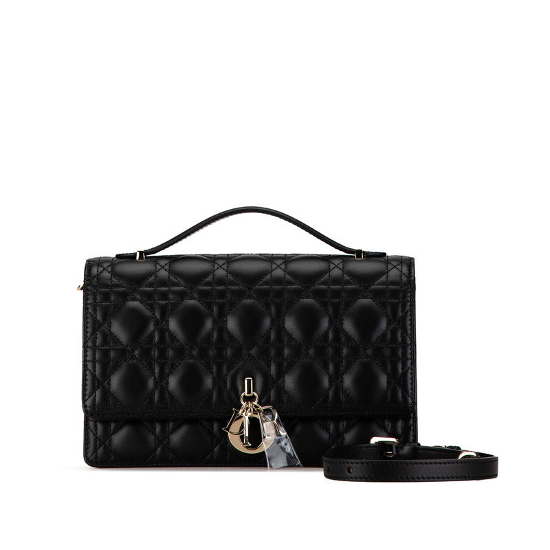 Dior MyDior Top Handle Bag Black Lambskin