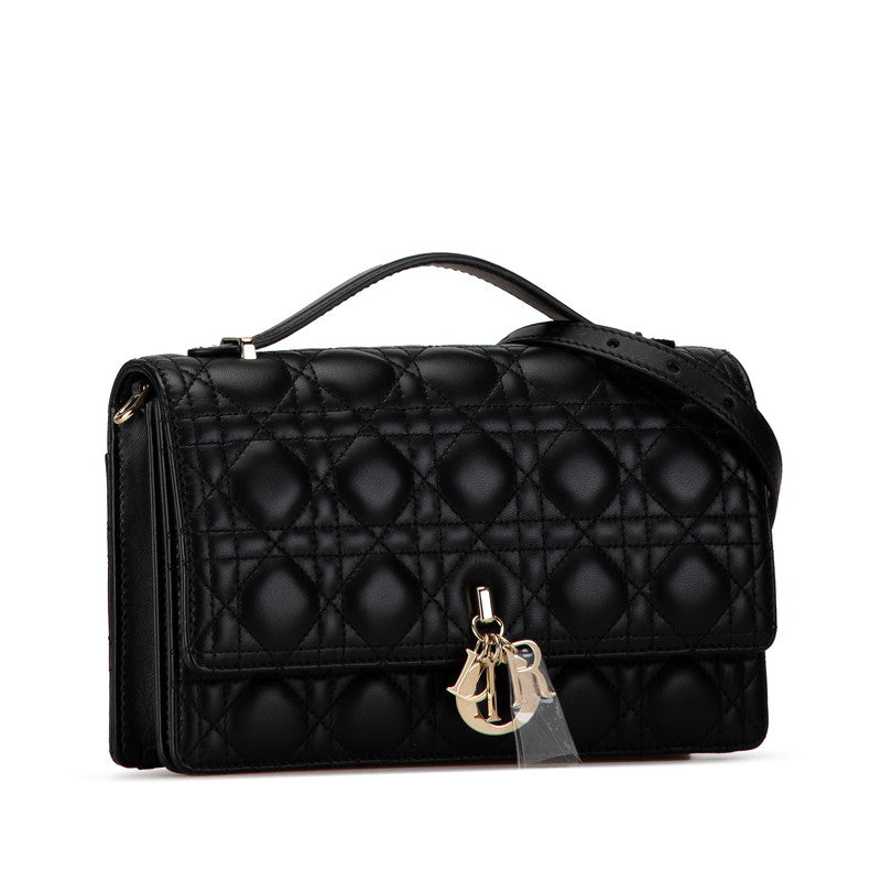 Dior MyDior Top Handle Bag Black Lambskin