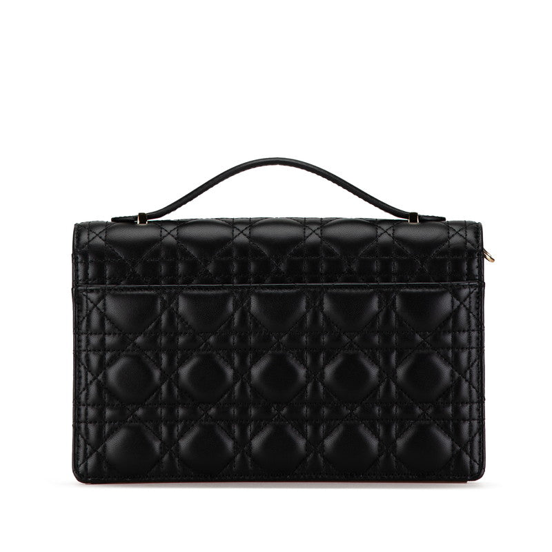 Dior MyDior Top Handle Bag Black Lambskin