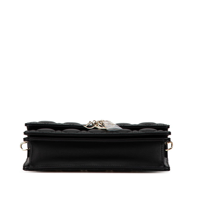 Dior MyDior Top Handle Bag Black Lambskin in Great Condition