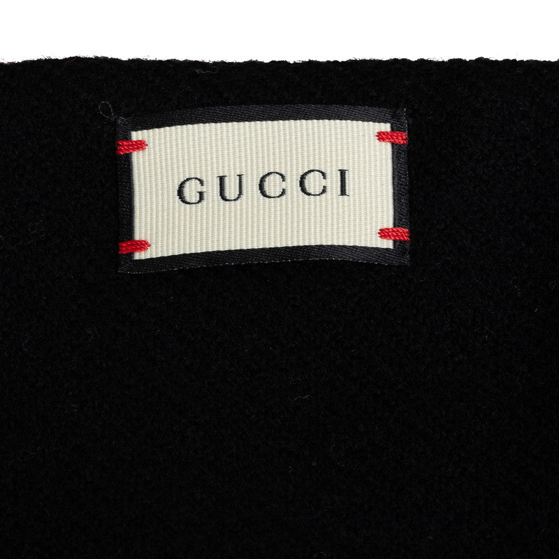 Gucci Wool Logo Reversible Scarf in Great Condition