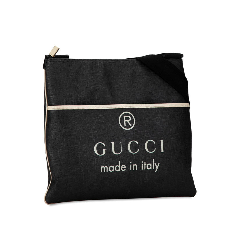 Gucci PVC Leather Logo Crossbody Shoulder Bag 162904