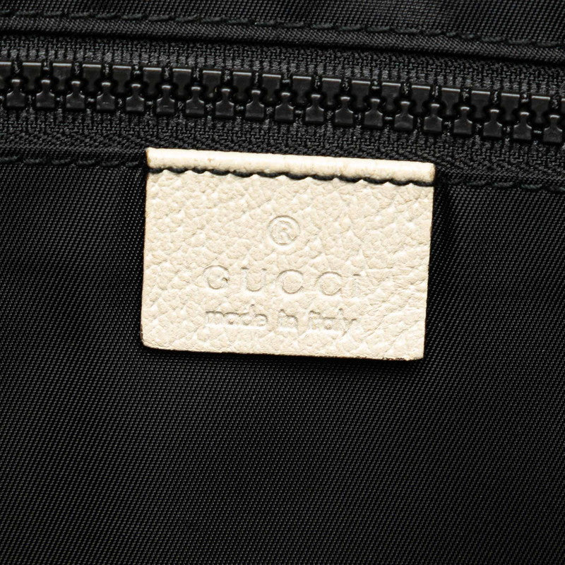 Gucci PVC Leather Logo Crossbody Shoulder Bag 162904 in Very Good Condition