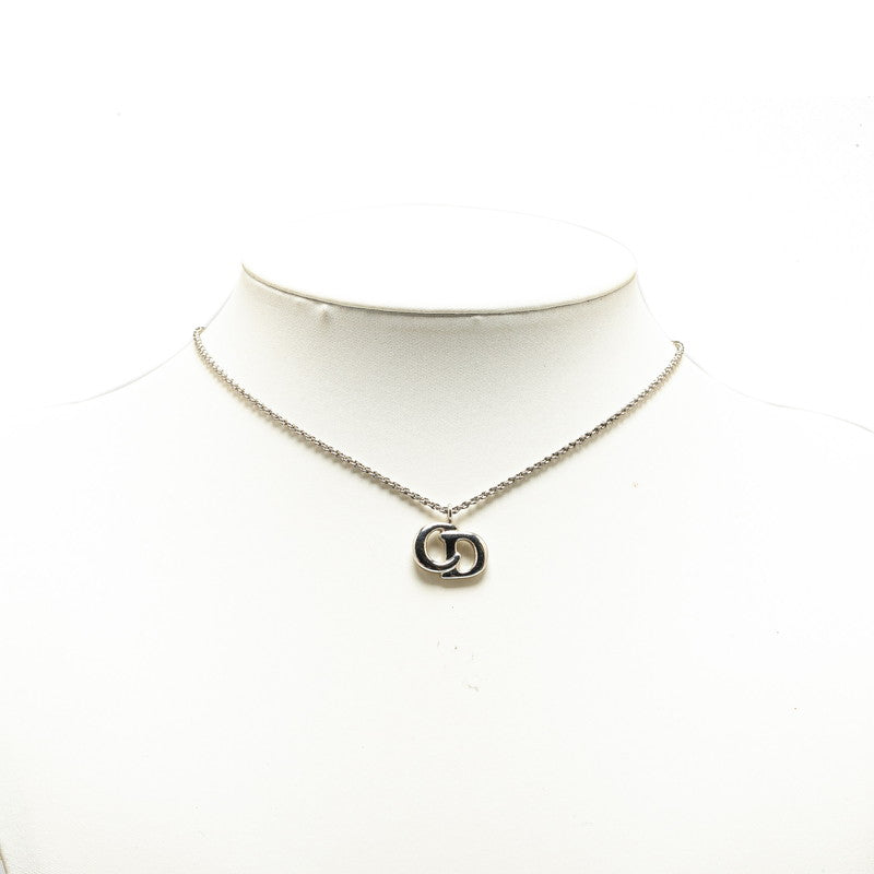 Dior CD Logo Metal Necklace in Great Condition