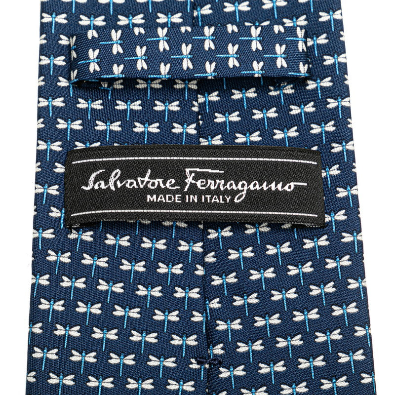 Salvatore Ferragamo Dragonfly Silk Tie