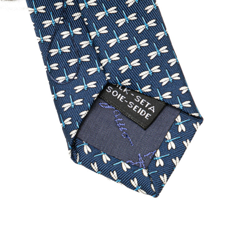 Salvatore Ferragamo Dragonfly Silk Tie