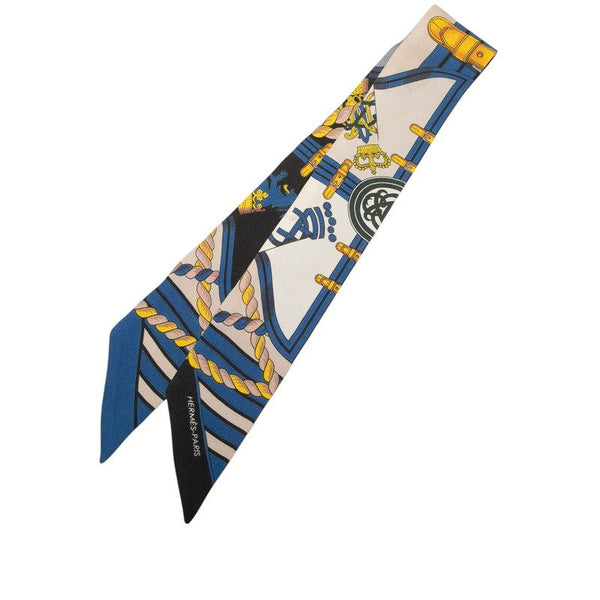 Hermes Grande Tenue Twilly Silk Scarf
