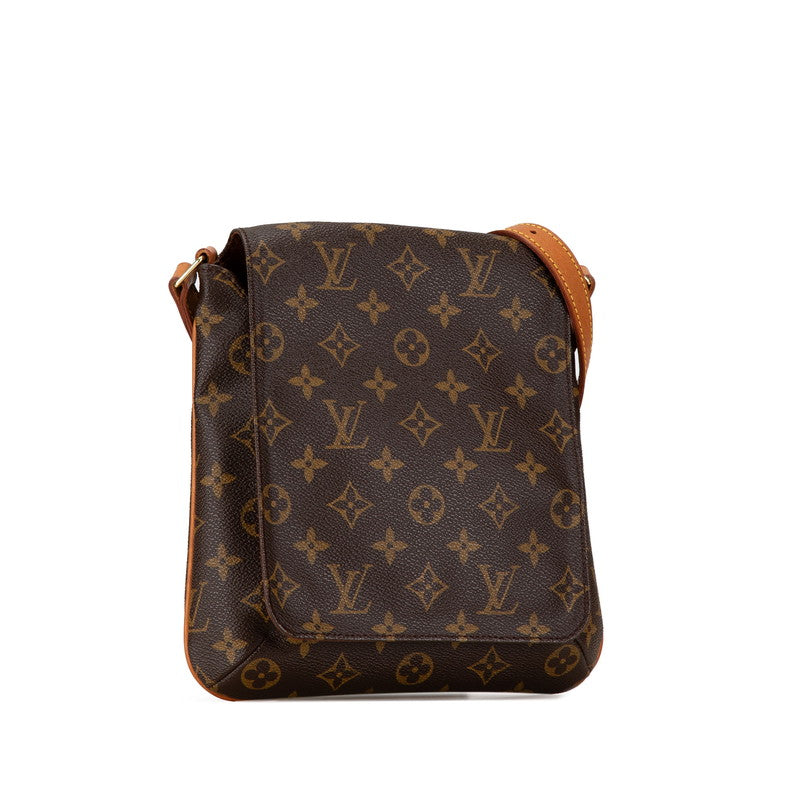 Louis Vuitton Monogram Musette Salsa Short Shoulder Bag M51258 Brown PVC Leather