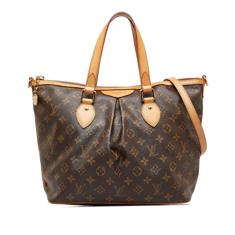 Louis Vuitton Monogram Palermo PM 2WAY Handbag M40145 in Very Good Condition