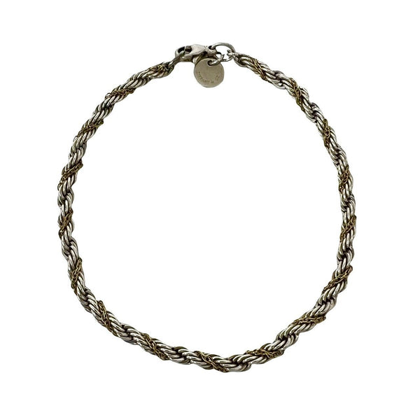 Tiffany&Co. Twist Rope Silver Bracelet