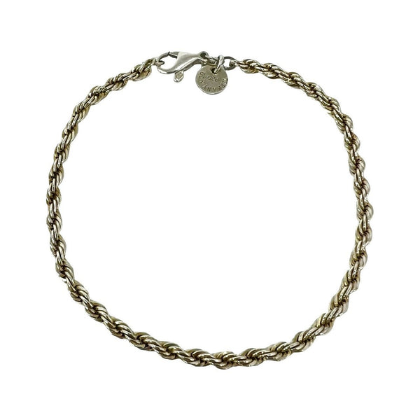TIFFANY&Co. Twist Rope Silver Bracelet