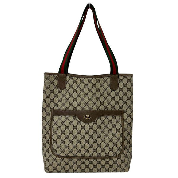 Gucci GG PVC Leather Tote Bag