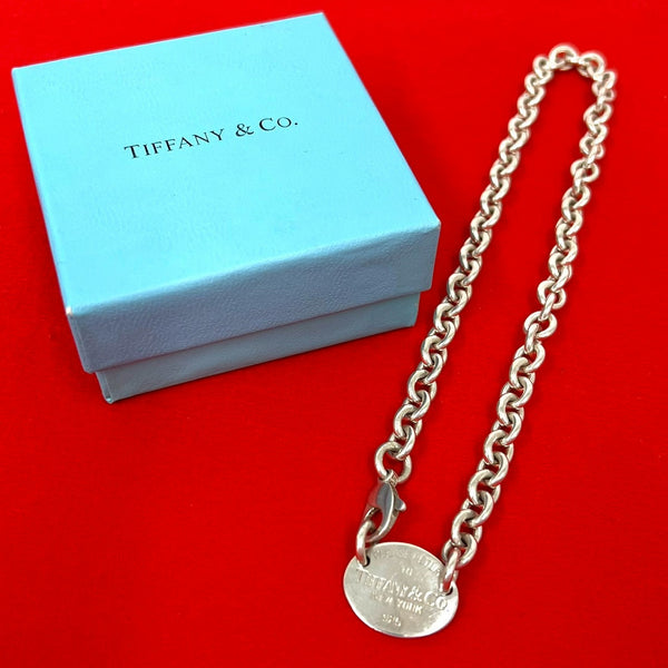 Tiffany & Co. Return to Tiffany Silver Necklace