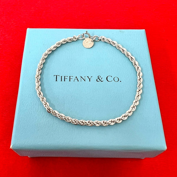 Tiffany & Co. Twist Rope Silver Bracelet