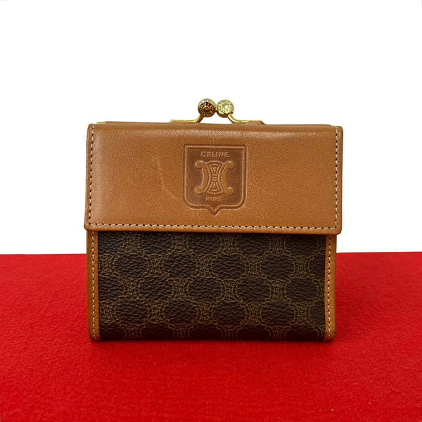 Celine Macadam Leather Wallet