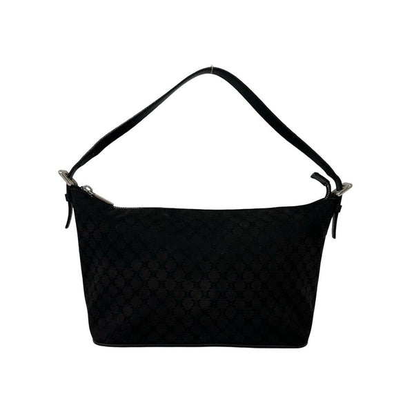 Celine Macadam Brason Canvas Leather Handbag