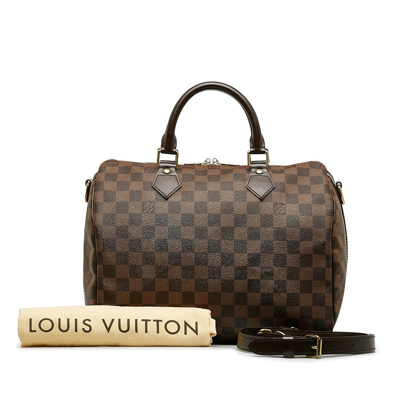 Louis Vuitton Damier Speedy Bandouliere 30 Handbag N41367 in Very Good Condition