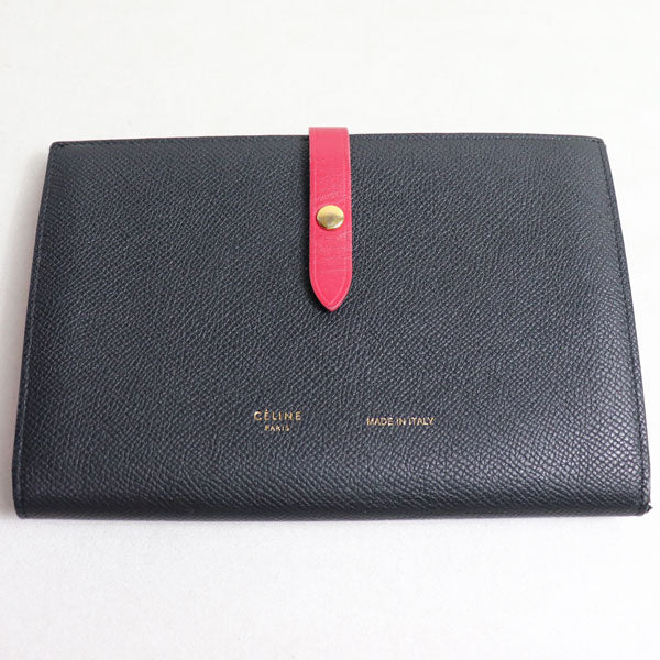 Celine Black Pink Strap Clutch 104873A