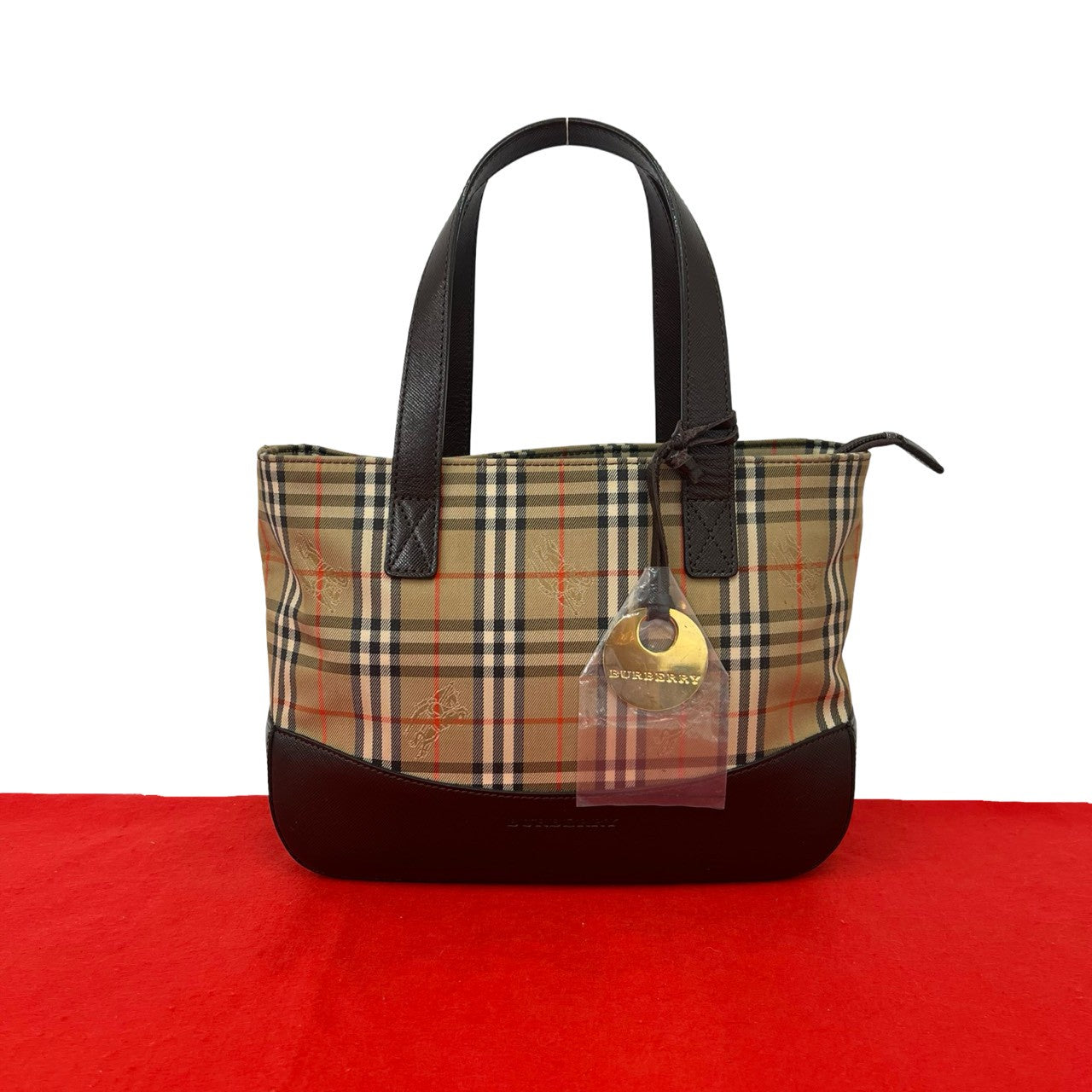 Burberry Canvas Leather Handbag