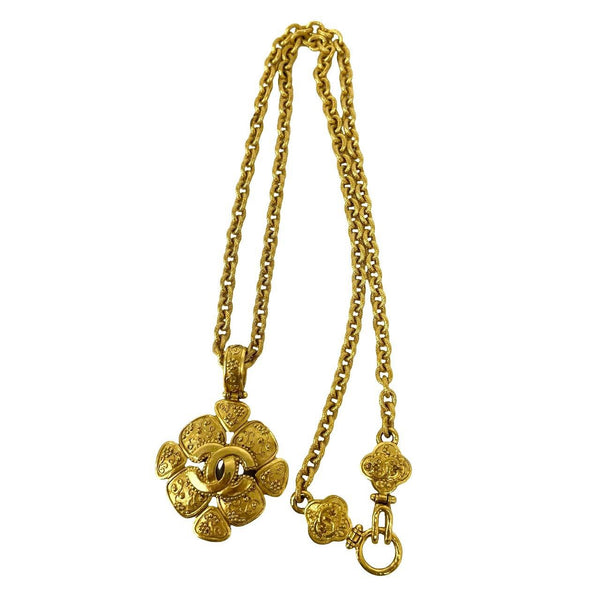 Chanel Coco Mark Clover Necklace