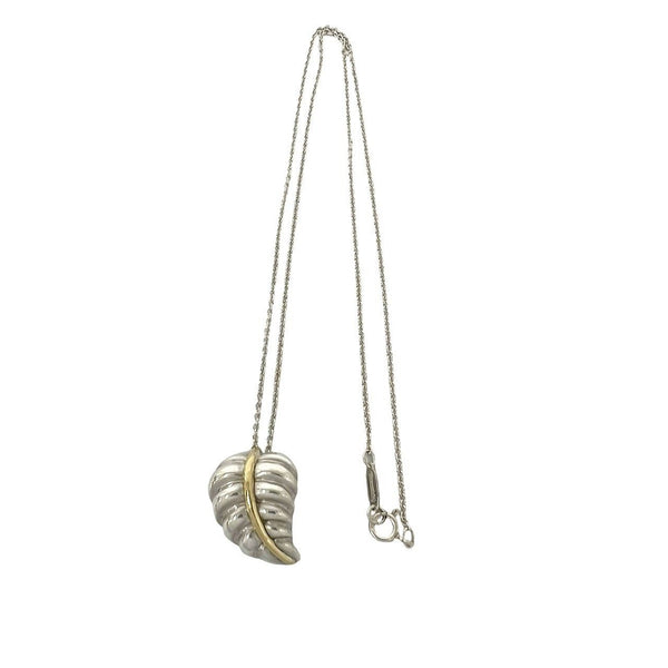 TIFFANY&Co. Au750 Silver Leaf Necklace