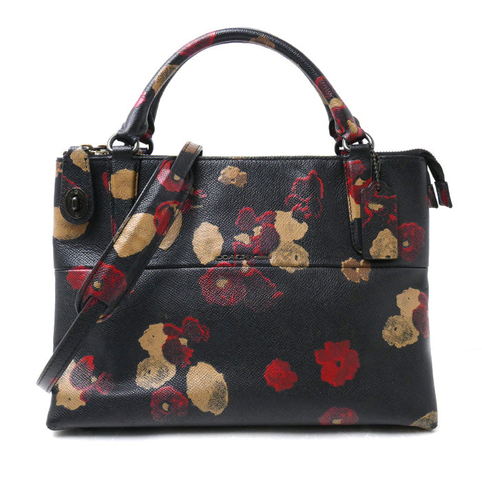 Coach 2Way Turnlock Floral Bag 33623